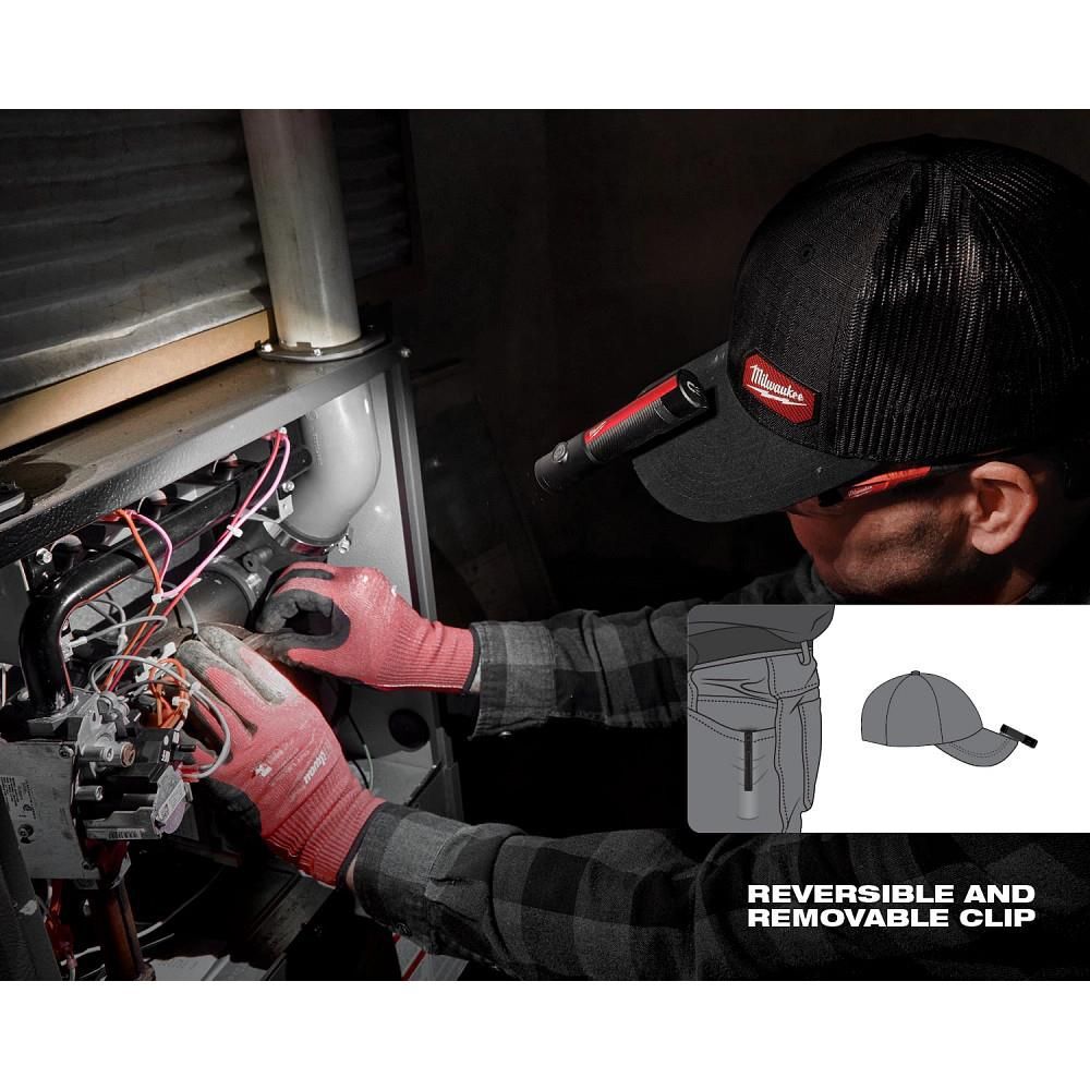 Milwaukee Everyday Carry Flashlight with Magnet Rechargeable 500L, large image number 8
