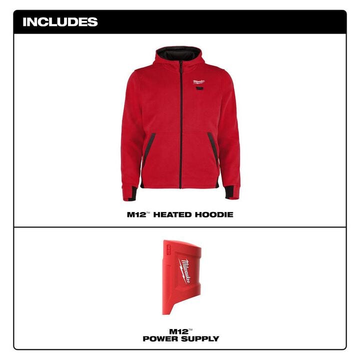 Milwaukee M12 Heated Hoodie with Heated Gear Power Source with App Control, large image number 2