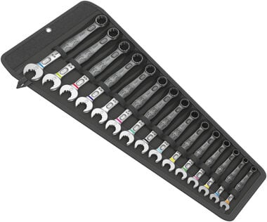 Wera Tools 6003 Joker 15 Set 1 Combination Wrench Set 15pc