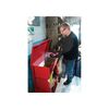 Justrite 22 Gallon Red Steel Floor-Standing Self-Close Cover Rinse Tank, small image number 3