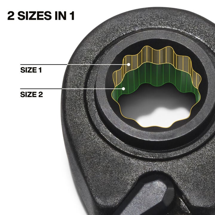 Klein Tools 4 in 1 Ratcheting Wrench Medium, large image number 3