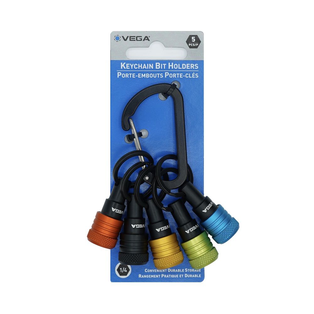 Vega Keychain Bit Holders Multi-Color - 5 Pieces, large image number 2