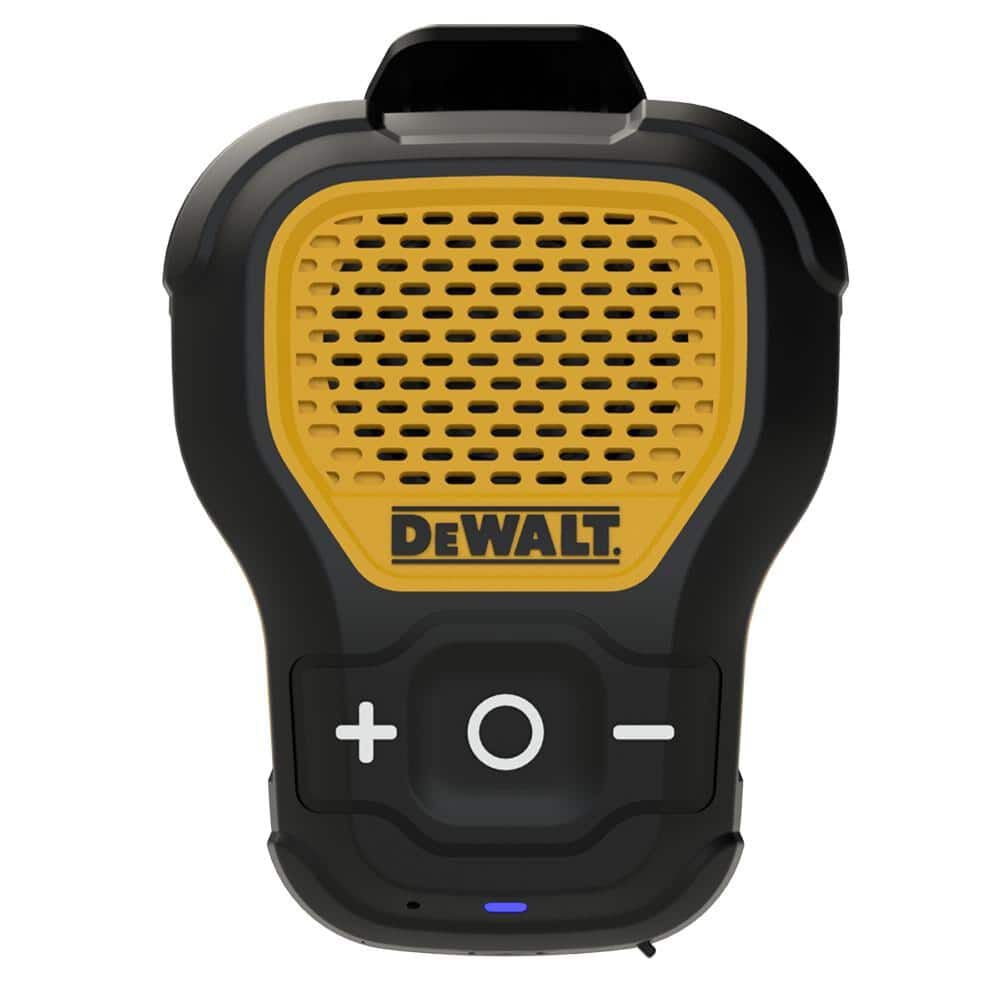 DEWALT Yellow/Black Jobsite Pro Lightweight Wearable Bluetooth Speaker, large image number 5