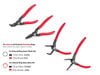 Tekton 5 Inch Internal External Retaining Ring Pliers Set 4 Piece 0.047 Inch Tips, small image number 6