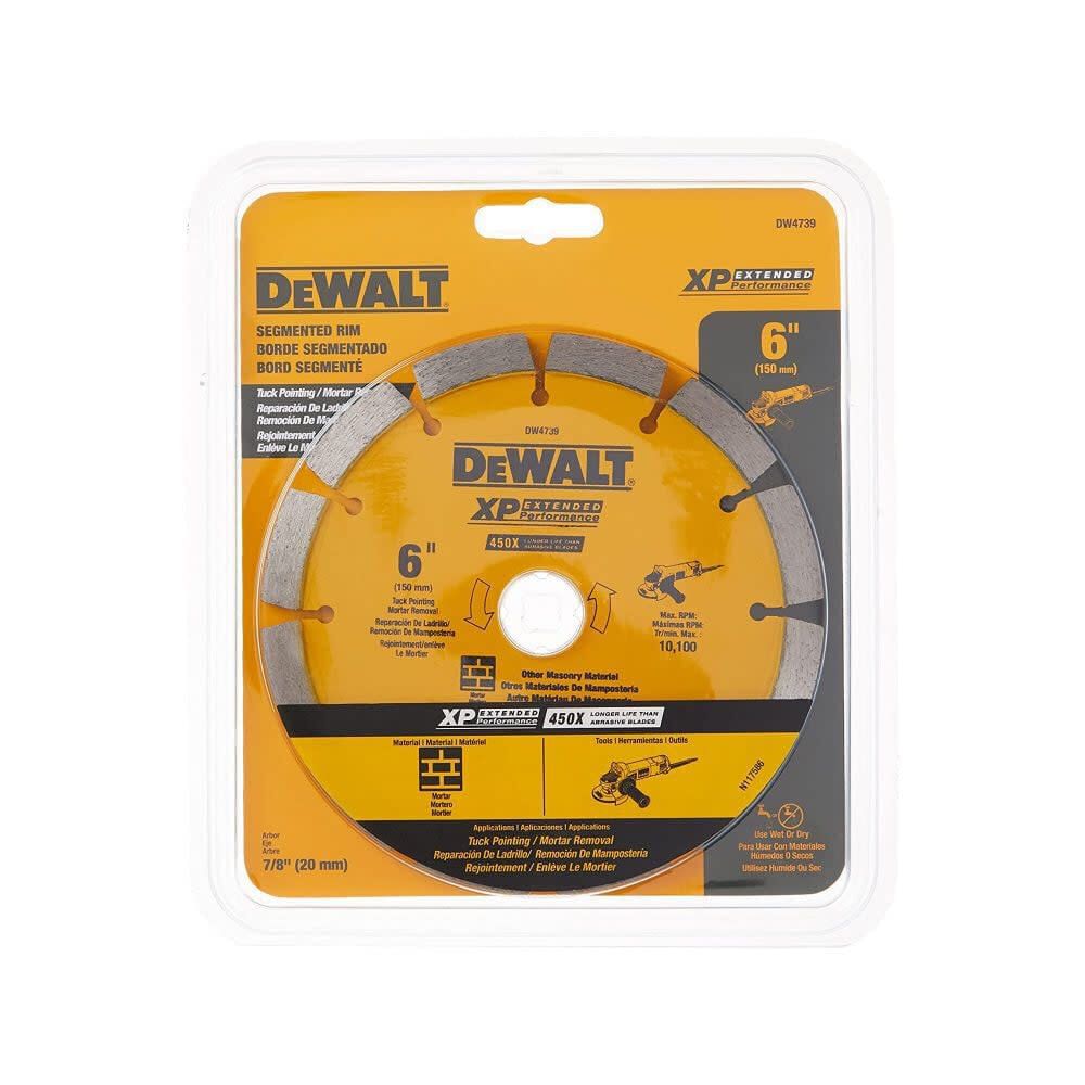 DEWALT 6 Inch x 0.25 Inch XP Tuck Pointing Blade Bundle, 5 Pieces, large image number 5