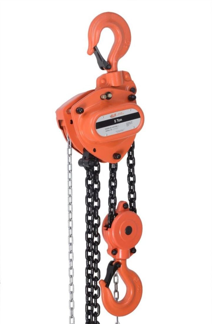 Atlas Lifting and Rigging ACH 5 Ton Chain Hoist 11000 lbs 20 Ft. Lift