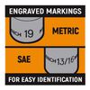 GEARWRENCH 179 Piece 1/4 Inch, 3/8 Inch, 1/2 Inch Dr. SAE/MM Mechanics Hand Tool Racing Set, small image number 5