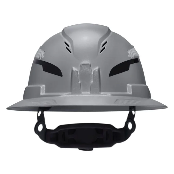 Klein Tools Class C Type-2 Hard Hat Vented Full Brim with Strap Gray