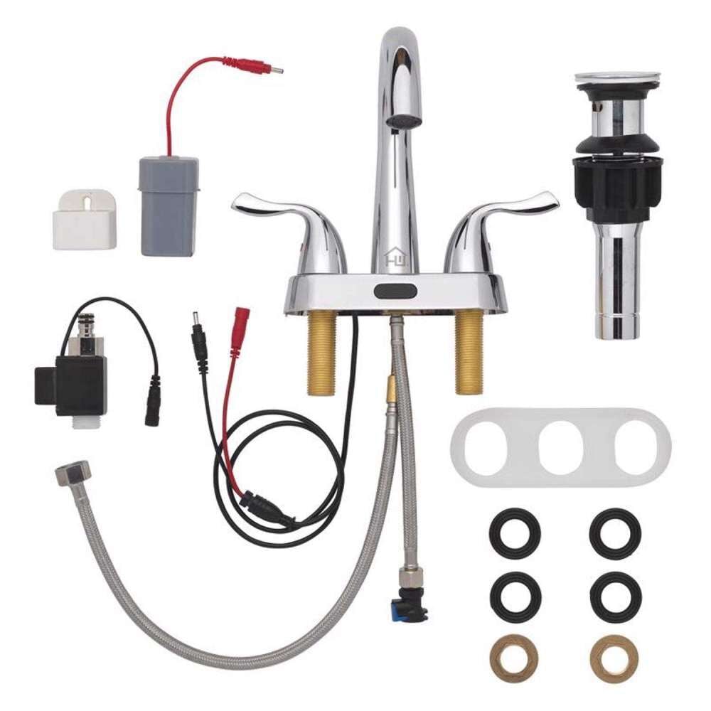 Homewerks Bathroom Sink Faucet Chrome 2 Handle – 4000485