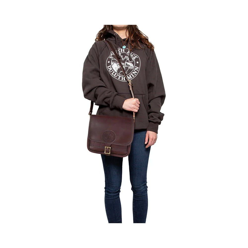 Duluth Pack Brown Leather Conceal Carry Haversack, large image number 5