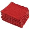 Buffalo Industries 13 x 14in Fully Hemmed Red Shop Towel 25pk Bag, small image number 1
