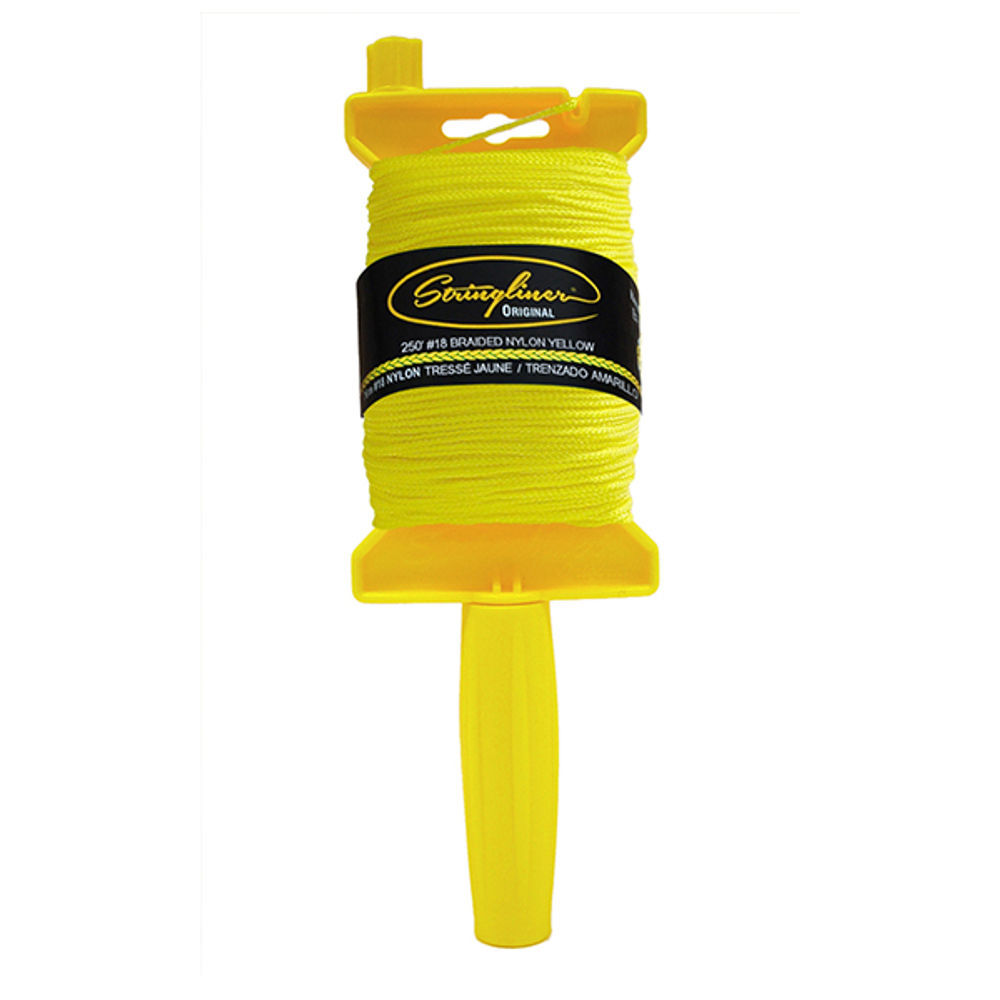 Stringliner Original Braided Yellow 250 ft with Reel, large image number 2