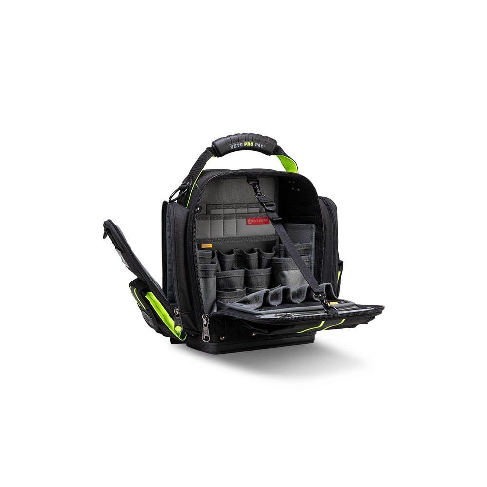 Veto Pro Pac 45 Lbs X-Large Zippered Meter Bag, Black/Hi-Viz Yellow, large image number 8