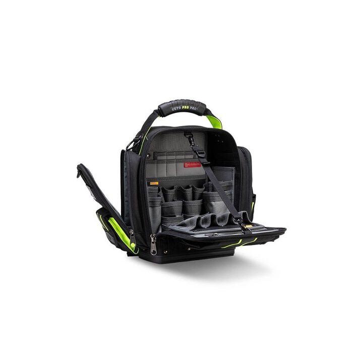 Veto Pro Pac 45 Lbs X-Large Zippered Meter Bag, Black/Hi-Viz Yellow, large image number 7