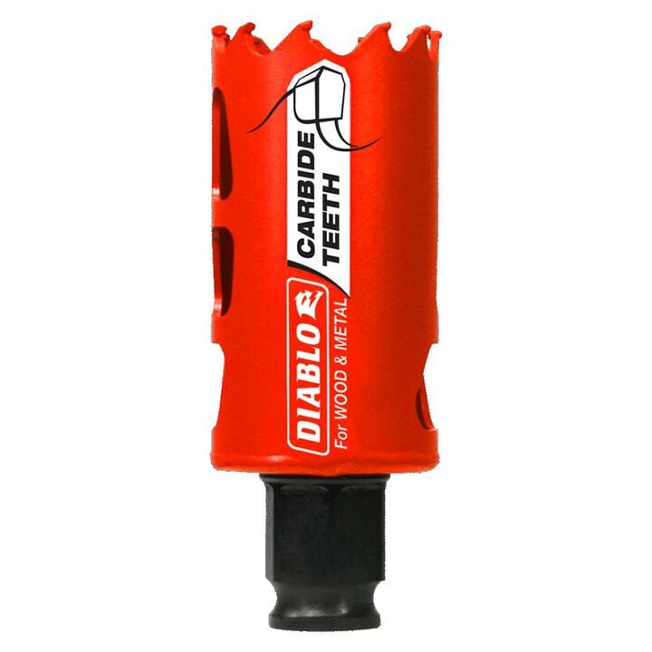 Diablo Tools 1-3/8in (35mm) Carbide-Tip Wood & Metal Holesaw, large image number 0