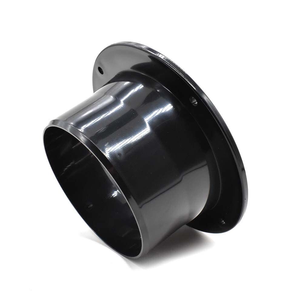 Big Horn 4 Inch Black Plastic Round Dust Port, large image number 2