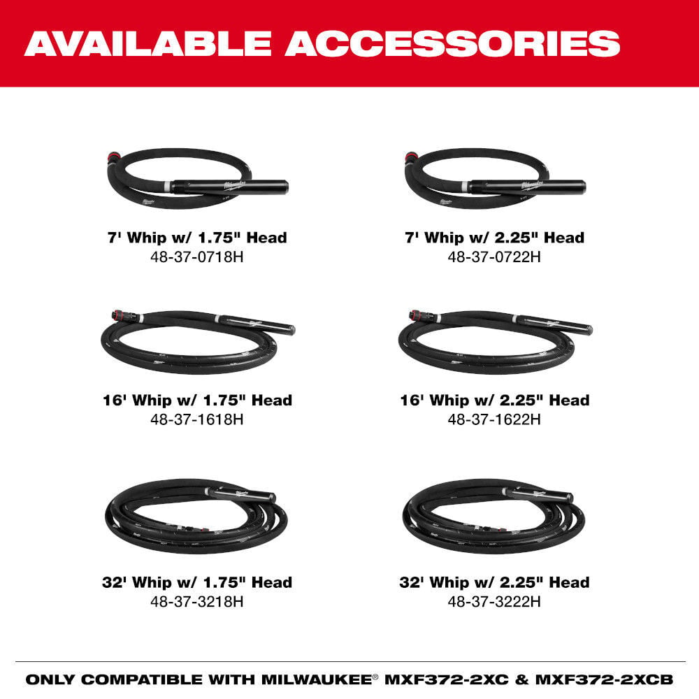 Milwaukee MX FUEL Backpack High Cycle Concrete Vibrator Kit with 7 Ft. Whip / 1.75 Inch Head, large image number 5