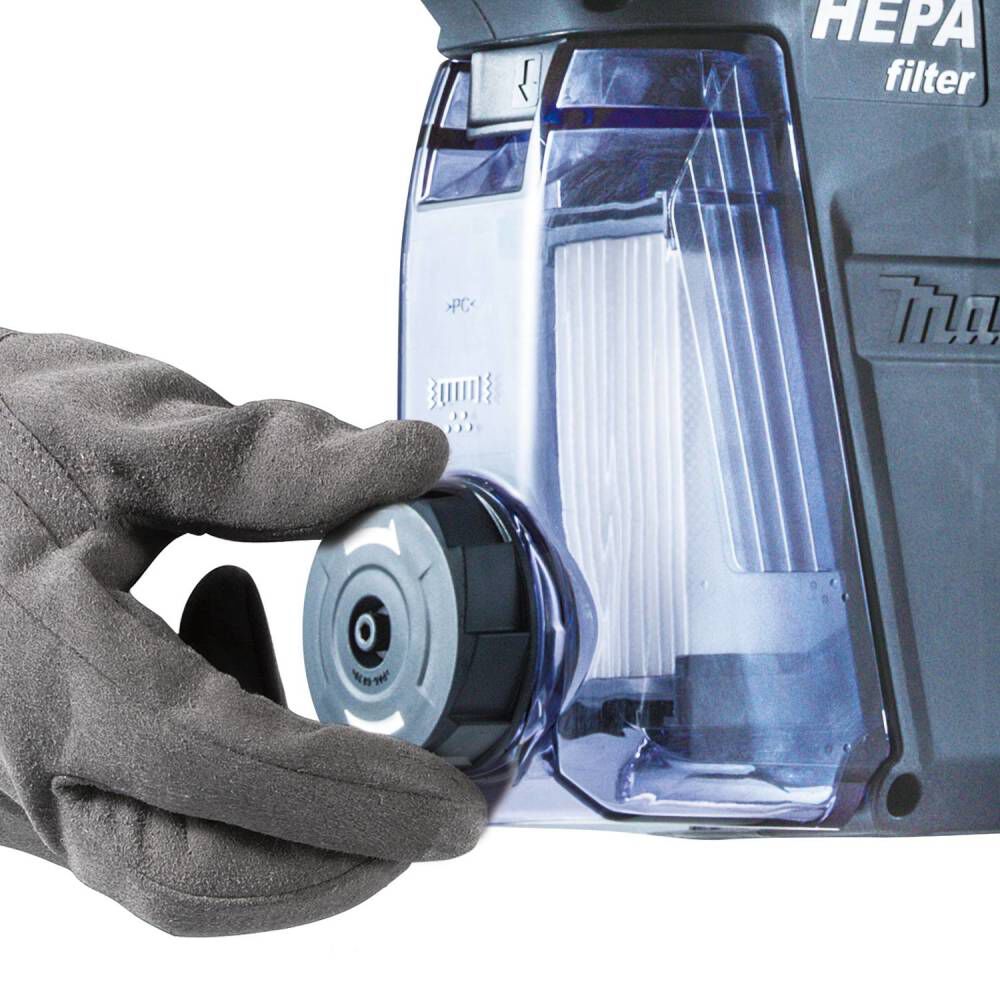 Makita Dust Extractor Attachment with HEPA Filter Cleaning Mechanism, large image number 6