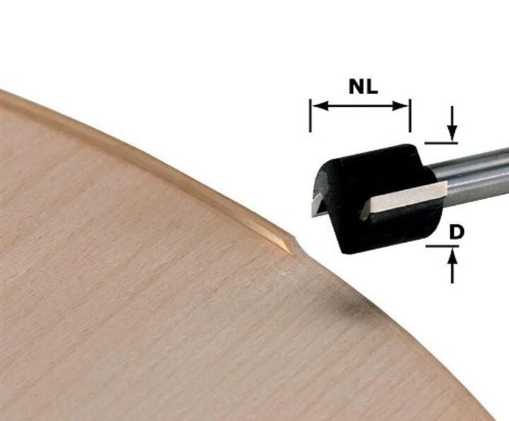 HW Two Flute Edge Trimming Cutter