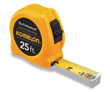Komelon 25' x 1in Professional Series Tape Measure