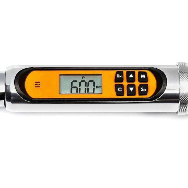 GEARWRENCH 120XP 3/8 Inch Drive Flex Head Electronic Torque Wrench with Angle, large image number 4