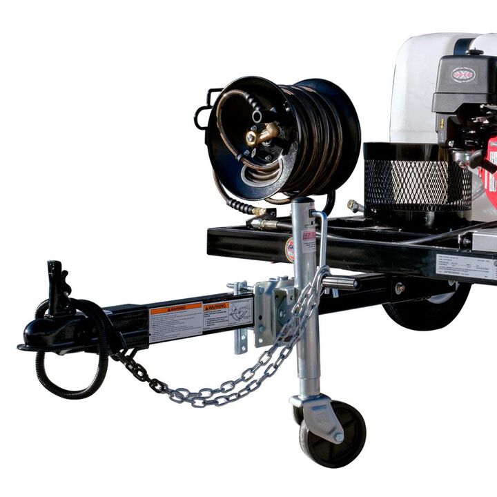 Simpson 4200 PSI 4.0 PGM Gas Powered Cold Water Pressure Washer Trailer with 5 Spray Tips, large image number 1