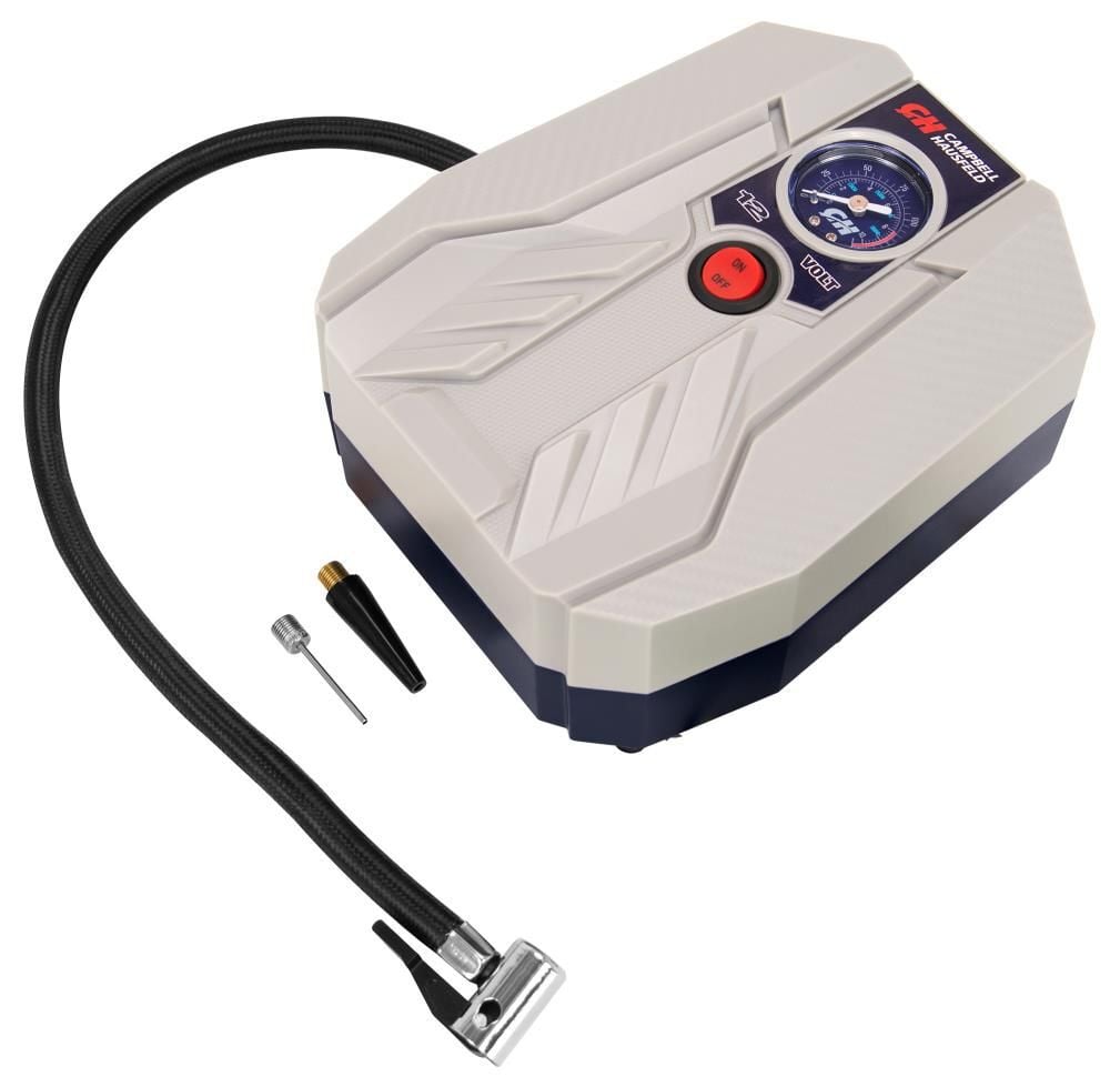 Campbell Hausfeld 12V Inflator Portable Lightweight 150 PSI with LED Light & Inflation Nozzles, large image number 1