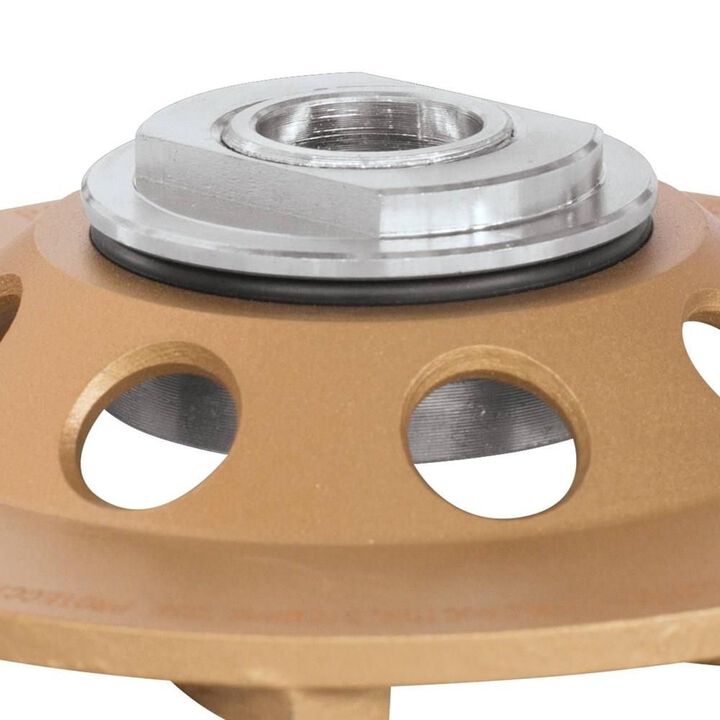 Makita 4 1/2 Inch Low-Vibration Double Row Segmented Rim Diamond Cup Wheel for Concrete, large image number 1