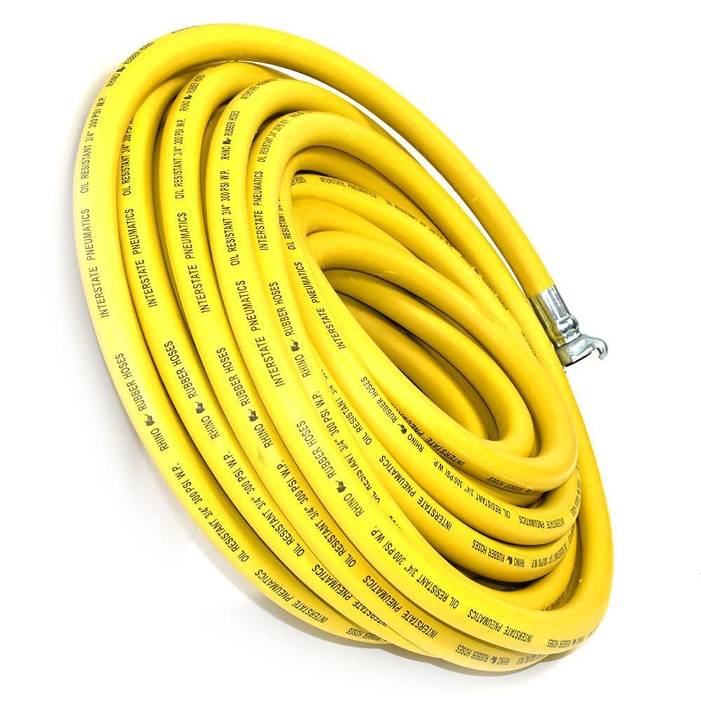 Interstate Pneumatics Jack Hammer Yellow Rubber Hose 3/4 Inch x 50ft 300 PSI, large image number 3