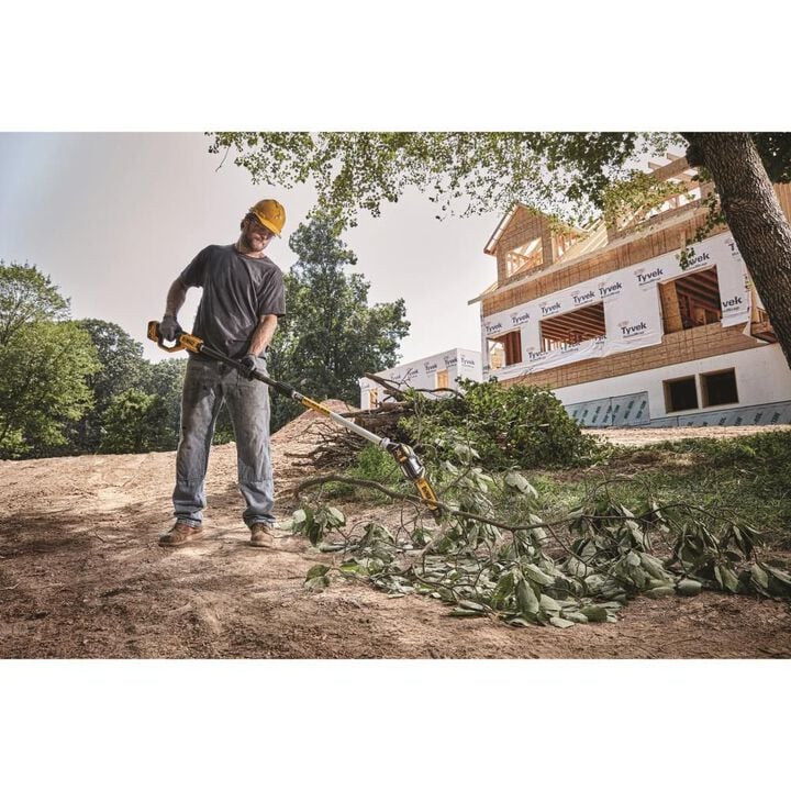 DEWALT 20V MAX Lithium-Ion Cordless Pole Saw and Pole Hedge Trimmer Combo Kit, large image number 8