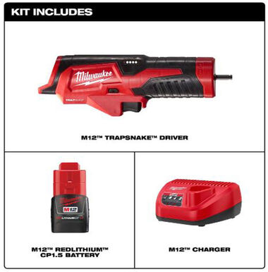Milwaukee M12 TRAPSNAKE Driver Kit 2575-21 - Acme Tools