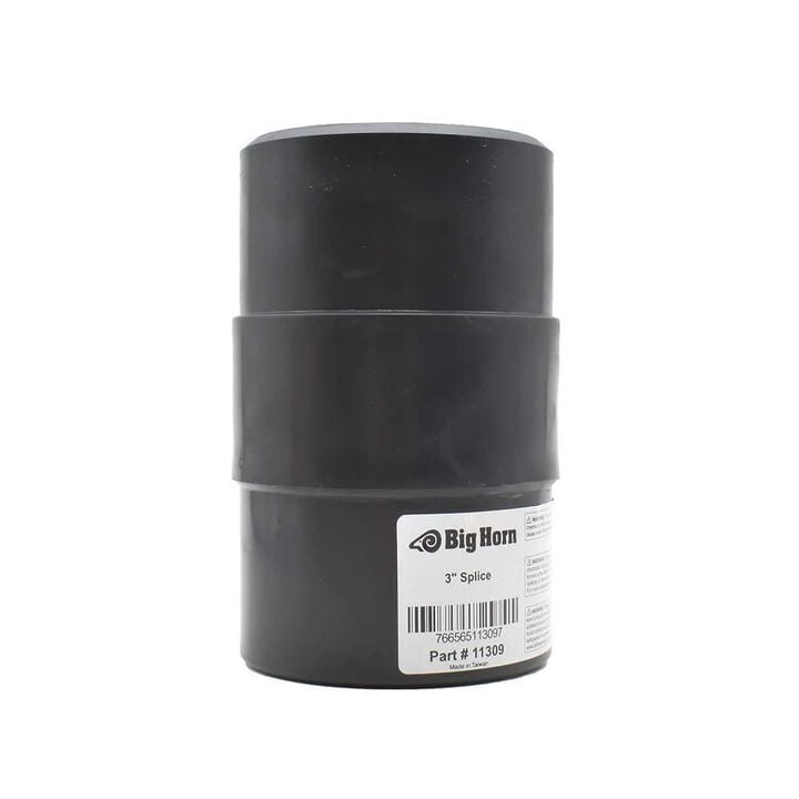 Big Horn 3 Inch Black ABS Plastic Splice, large image number 0