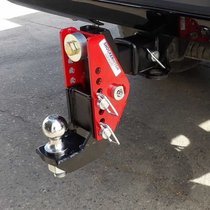 Shocker Hitch Impact 14K 2 Inch Cushion Hitch & Drop Ball Mount 2 Inch Hitch Ball, large image number 1