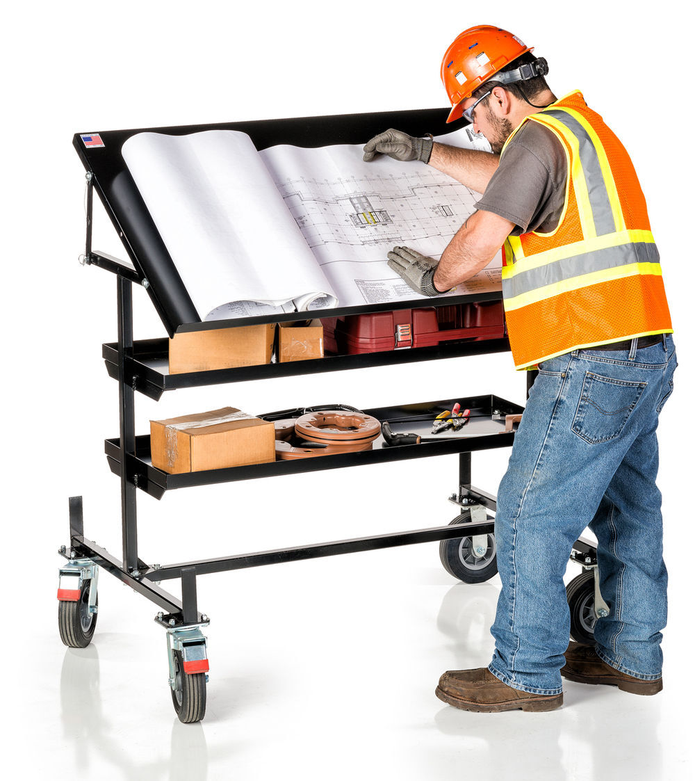 Southwire Wire Wagon 550 Mobile Print Table & Work Station, large image number 3
