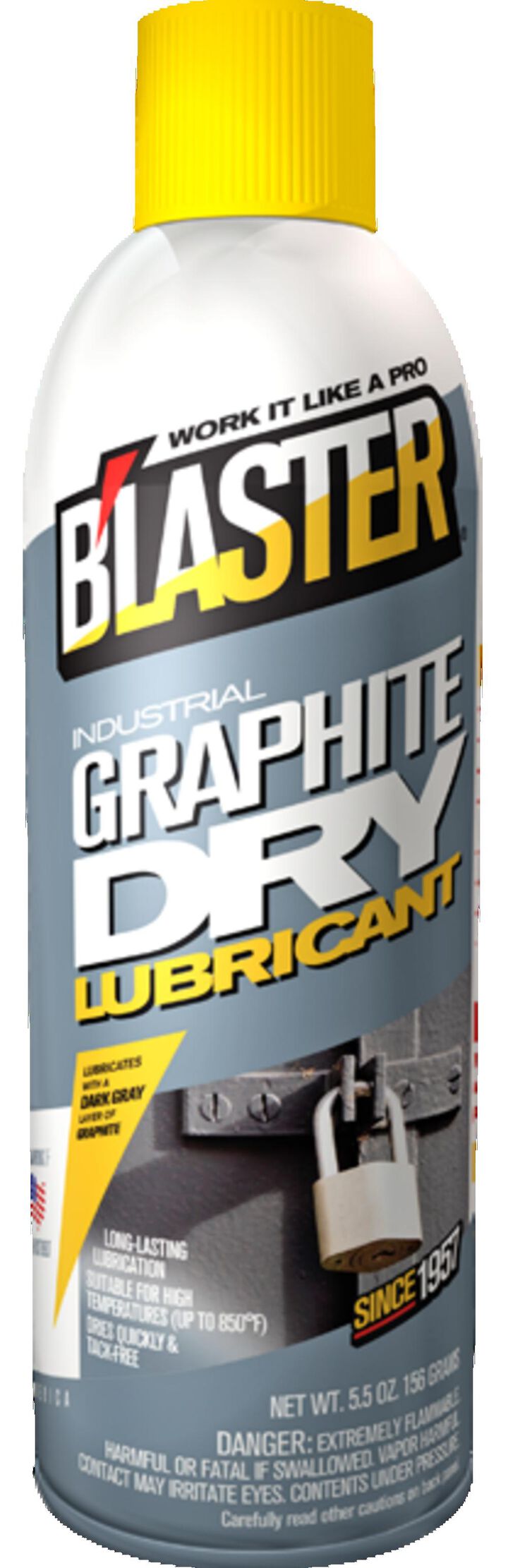 Blaster 5 1/2 Oz GraphiteDryLubricant Spray
