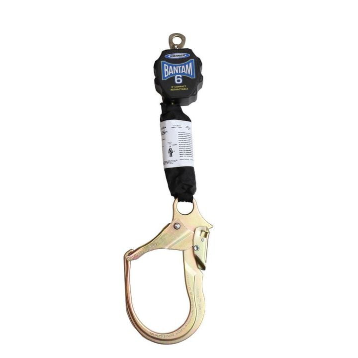 Werner 6 Ft. Bantam Web Self-Retracting Lifeline w/Steel Rebar