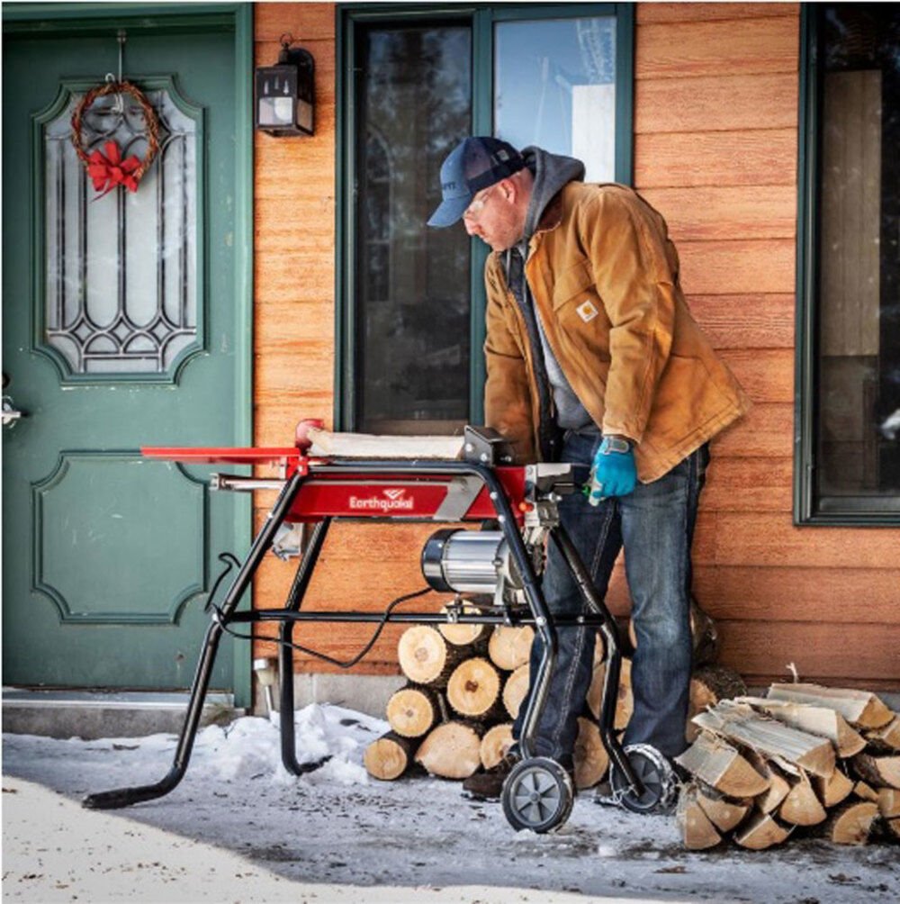 Earthquake log splitter store 12 ton