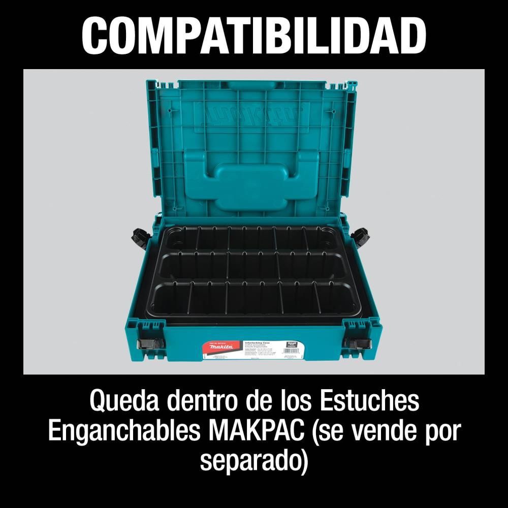 Makita MAKPAC Interlocking Case 3 Row Insert Tray, large image number 11