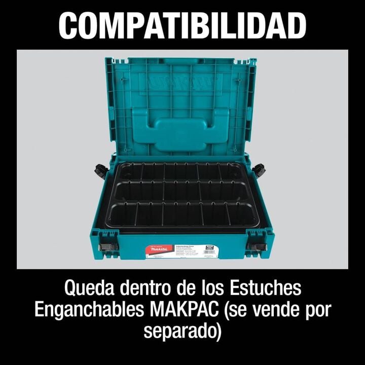 Makita MAKPAC Interlocking Case 3 Row Insert Tray, large image number 10