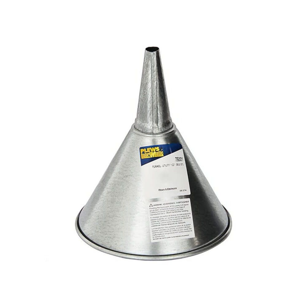Plews 1 Qt Steel Utility Funnel, large image number 1