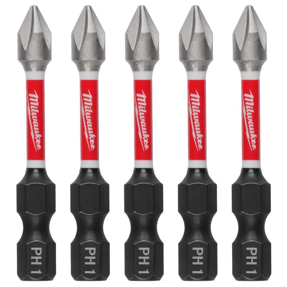 Milwaukee SHOCKWAVE 2 in. PH1 Impact Driver Bits 5PK, large image number 10