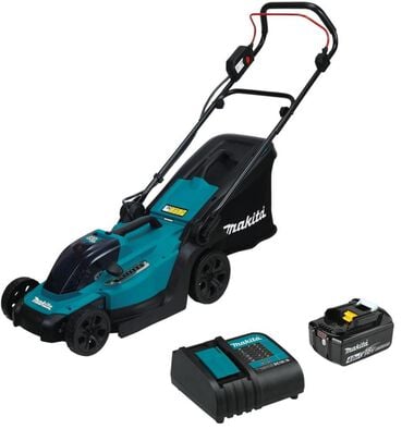 Makita 18V LXT 13in Lawn Mower Cordless Kit, large image number 0