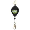 Peakworks Self-Retracting Lifeline (SRL) with Galvanized Steel Cable Snap Hook 60 Ft. L. Black, small image number 1