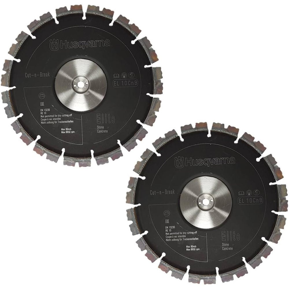 Husqvarna Construction EL 10 CnB 9 Inch Gold Diamond Blade for Concrete and Hard Materials - 597807901