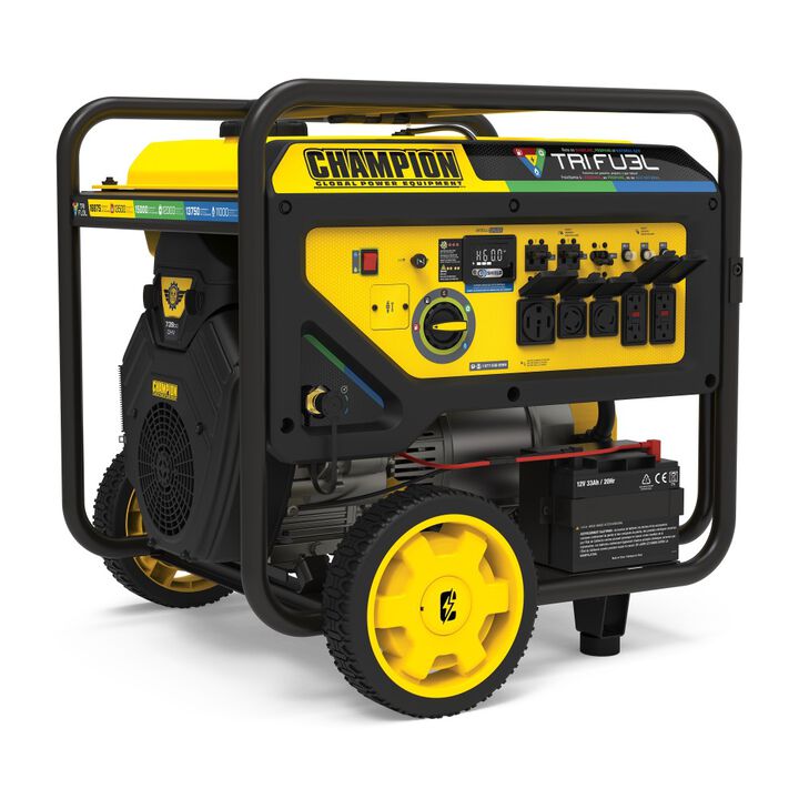 Champion Power Equipment 16,875-Watt Electric Start Tri Fuel 49 State Home Backup Portable Generator, large image number 1