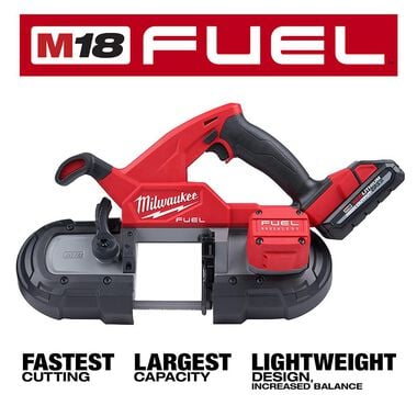 Milwaukee M18 FUEL Compact Band Saw Kit, large image number 2
