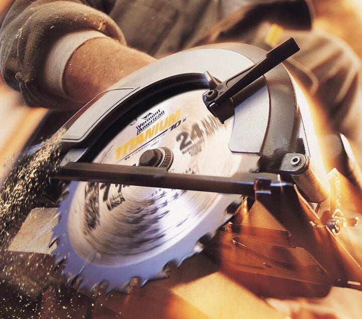 Vermont American 10 Inch 24 Tooth Titanium 10X Carbide-Tipped Circular Saw Blade, large image number 3