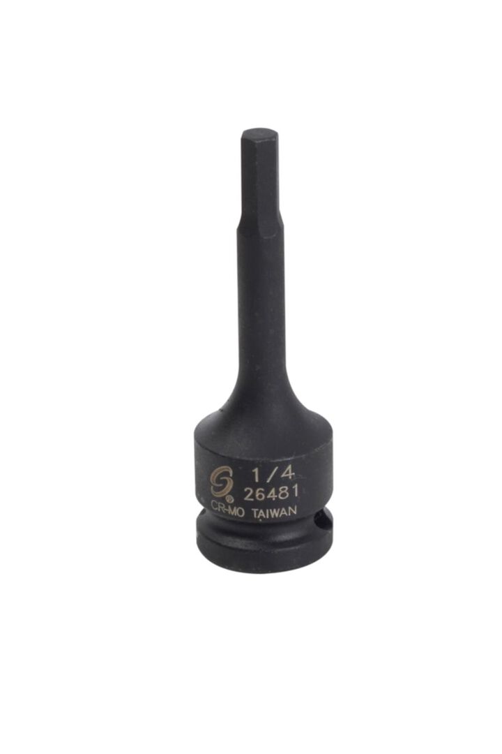 Sunex 1/2 Inch Dr 1/4 Inch Hex Impact Socket