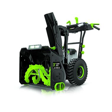 EGO POWER+ Snow Blower 24in Self-Propelled 2 Stage with Two 7.5 Ah Batteries