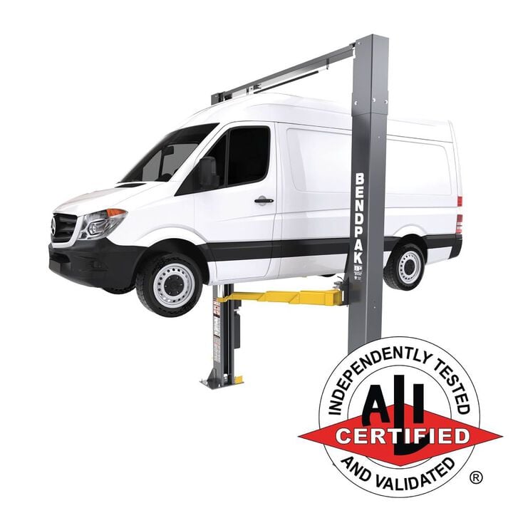 Bendpak 12APX-192 12000 Lbs High-Rise Clearfloor Two-Post Car Lift W/Pads, large image number 2